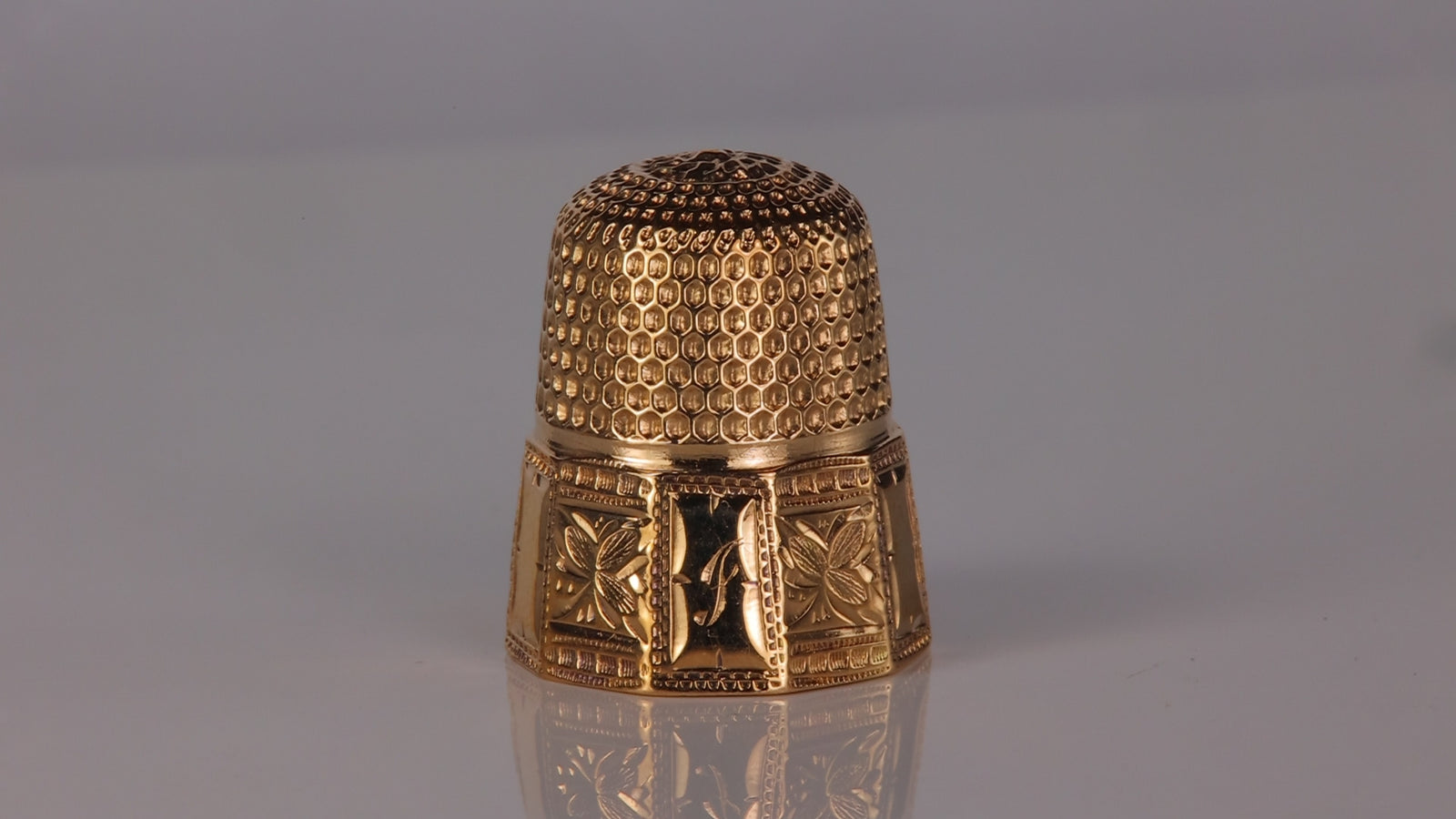 14K Yellow Gold Thimble