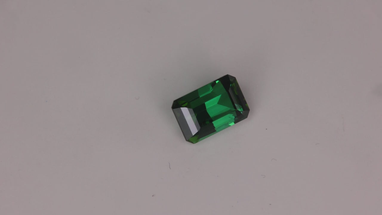 Split Emerald Cut Tourmaline 3.20 Carats