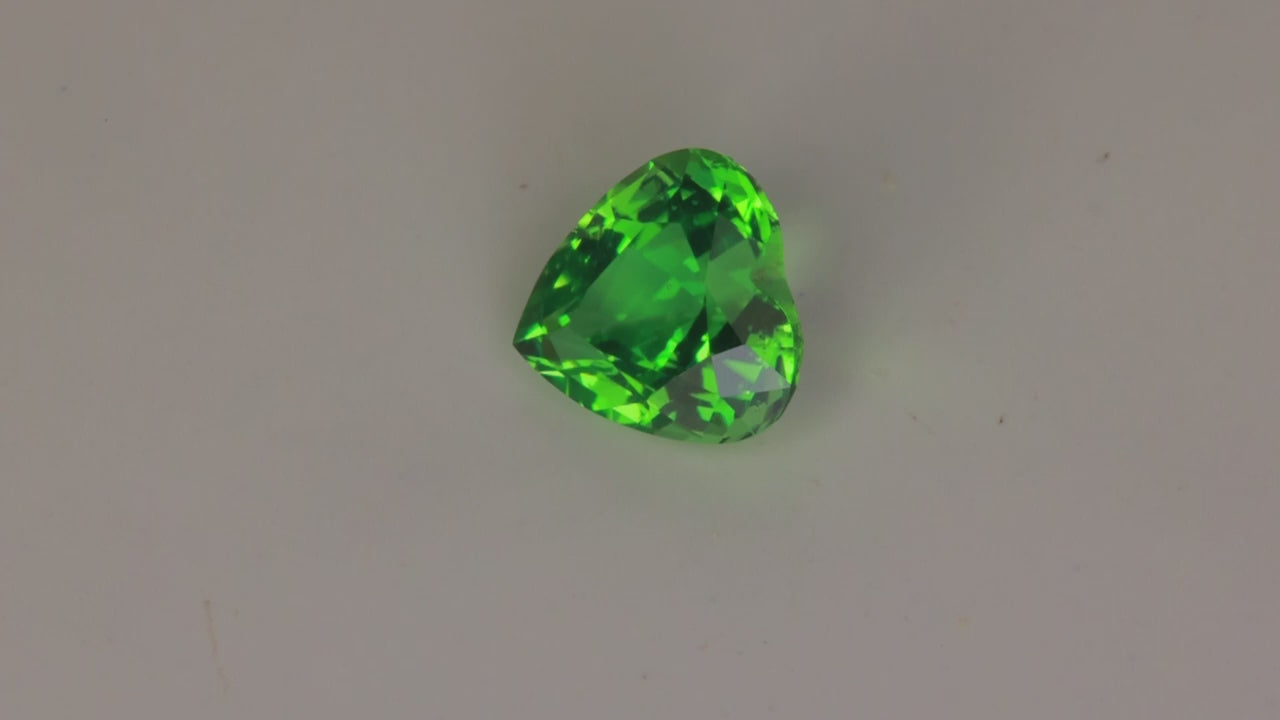 Heart Shape Brilliant Cut Chrome Tourmaline 1.99cts