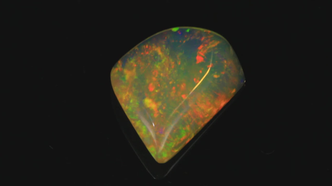 Vivid Colors Freeform Welo Opal Gemstone 14.25 Carats
