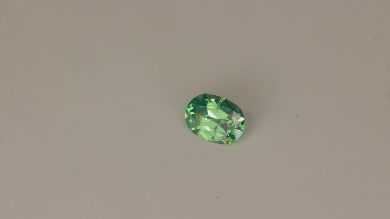 Oval Cut Rare Demantoid Garnet 1.08 Carats