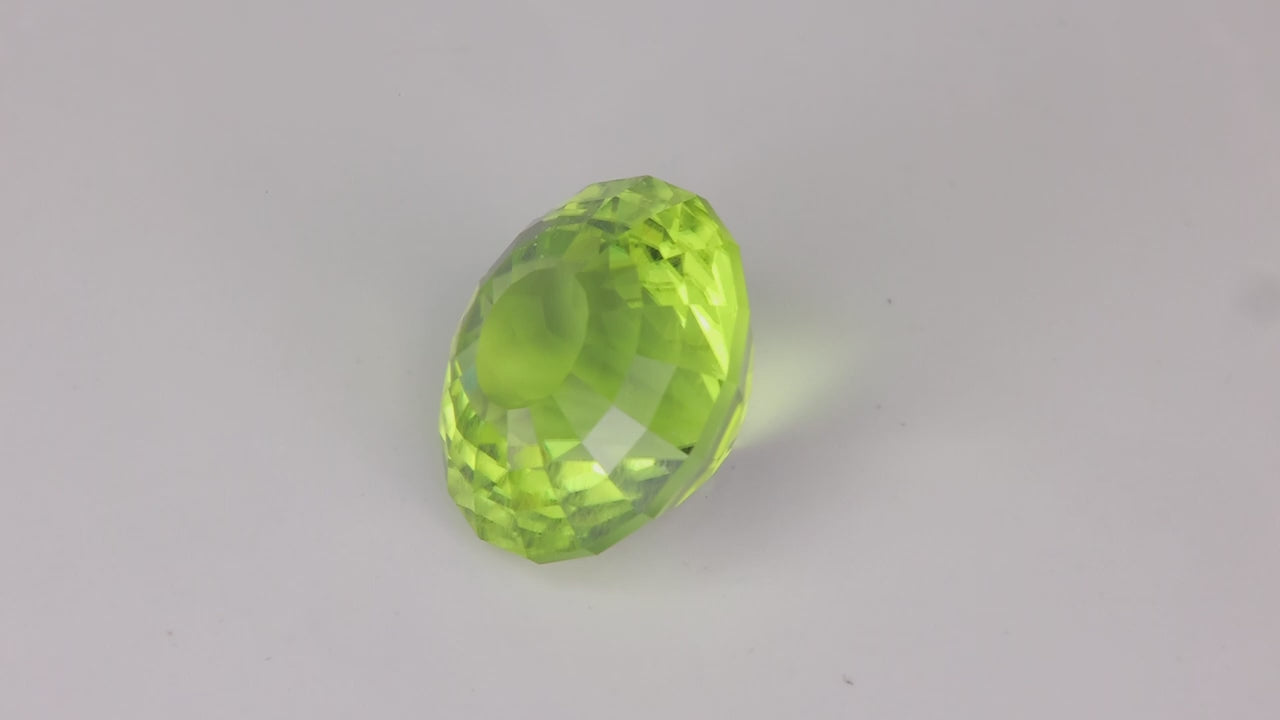Mixed Round Portuguese Step Cut Peridot From Pakistan 7.77cts