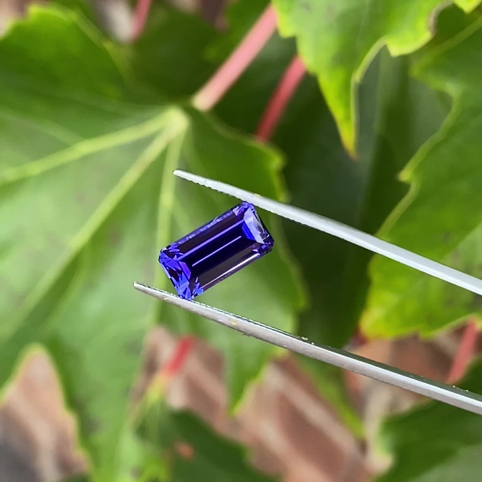 Emerald Cut Natural Color Tanzanite 3.03 Carats