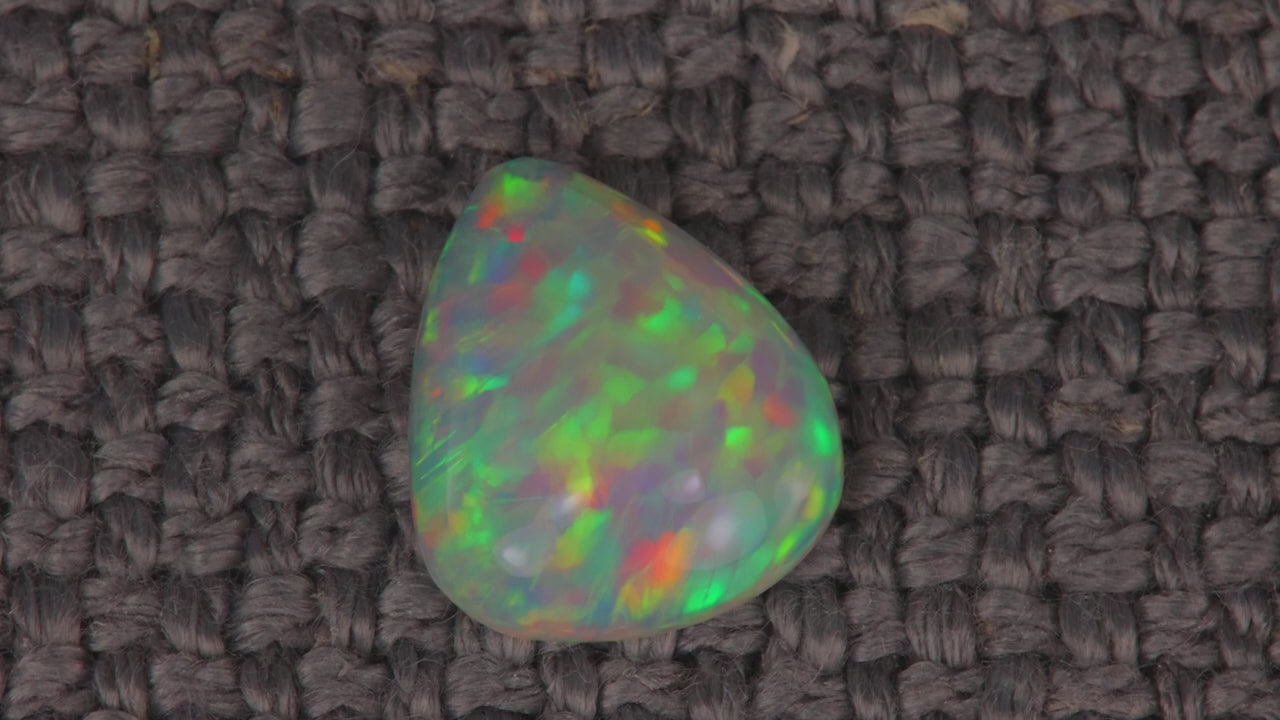 Pear Shape Cabochon Cut Opal From Ethiopia 6.00cts