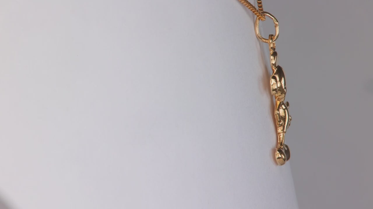 14K Yellow Gold Mickey Mouse Pendant/Charm