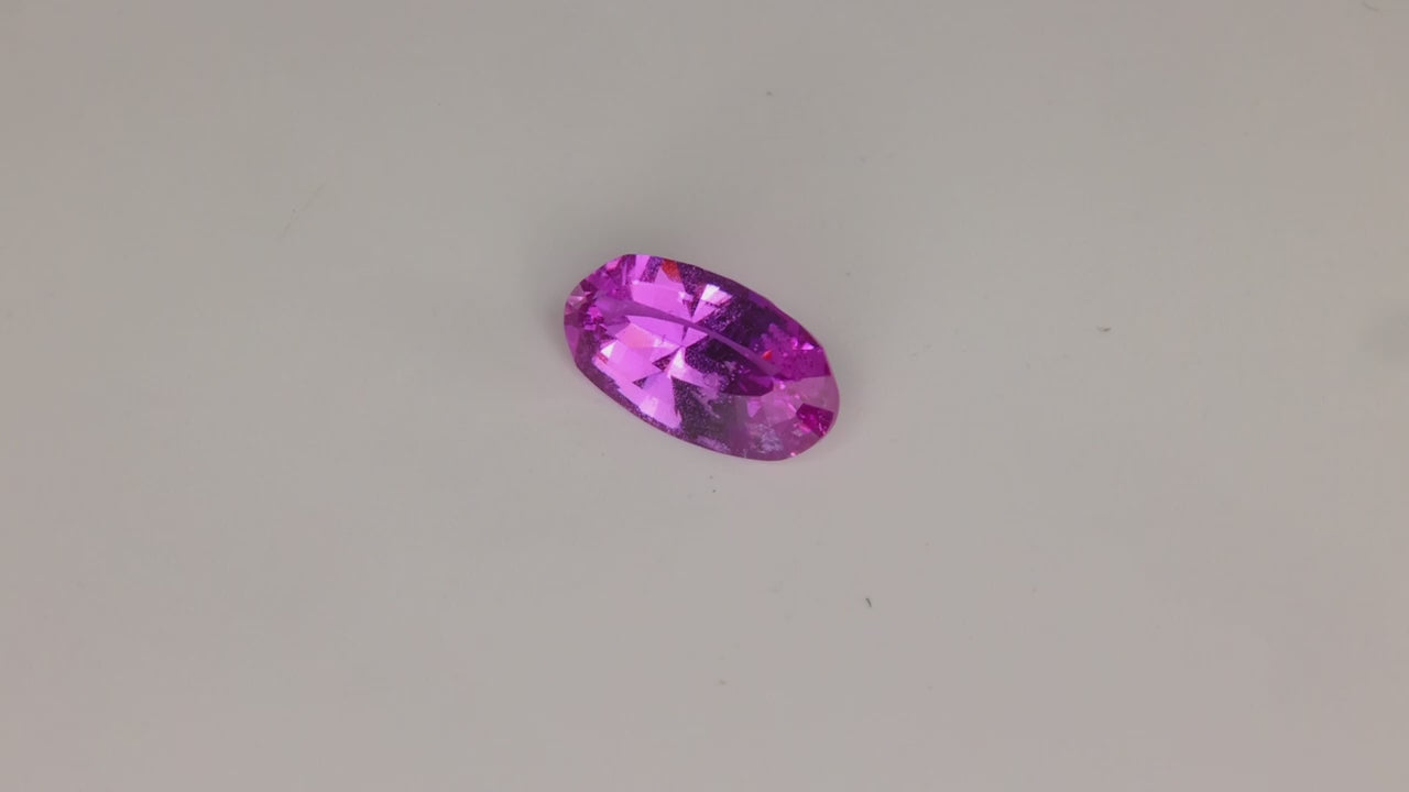 HIDDEN GEM | Use Code RARE25 for 25% OFF | Oval Cut Pink Sapphire 2 Carats