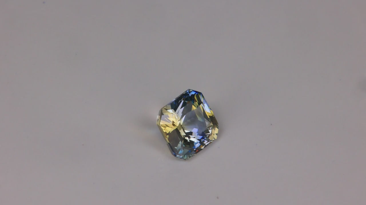 (Hold for Edwin) Brilliant Style Emerald Cut Sapphire From Ceylon 3.48cts