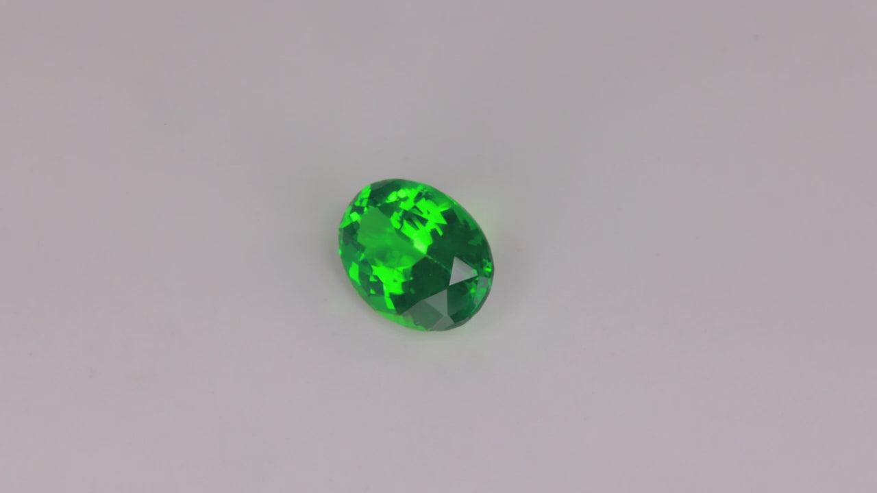 Oval Tsavorite Garnet 1.32 Carats