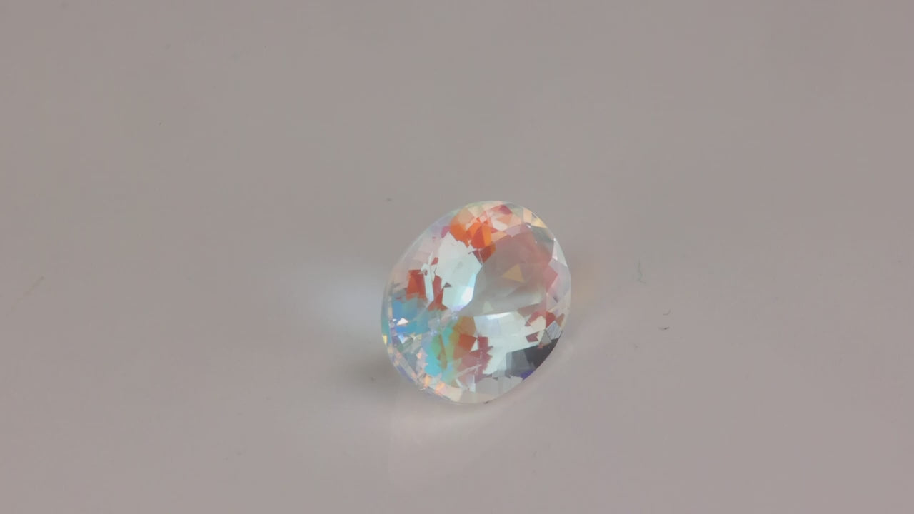 Oval Cut Rainbow Moonstone 2.63 Carats