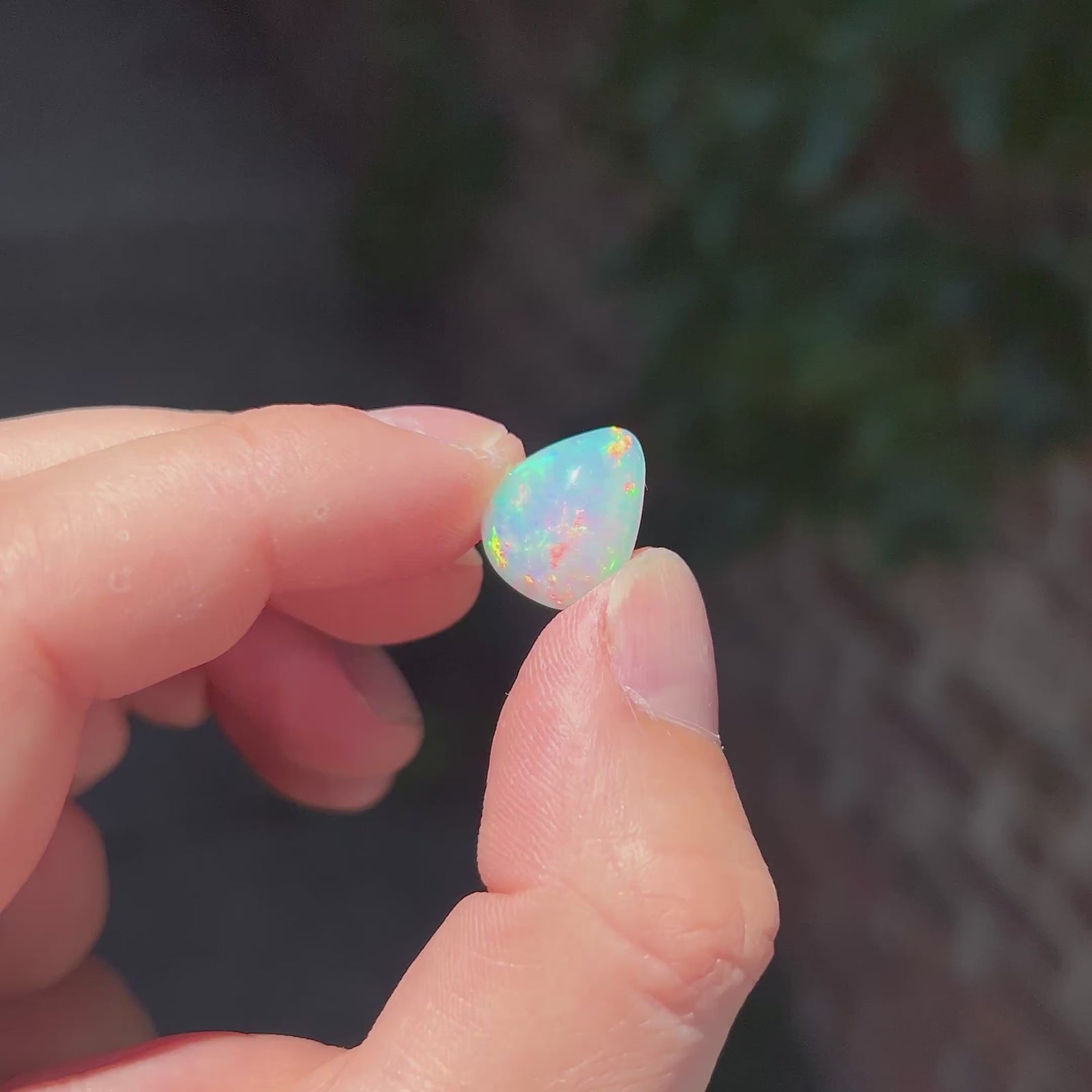 Pear Shape Cabochon Cut Ethiopian Opal 6.50cts