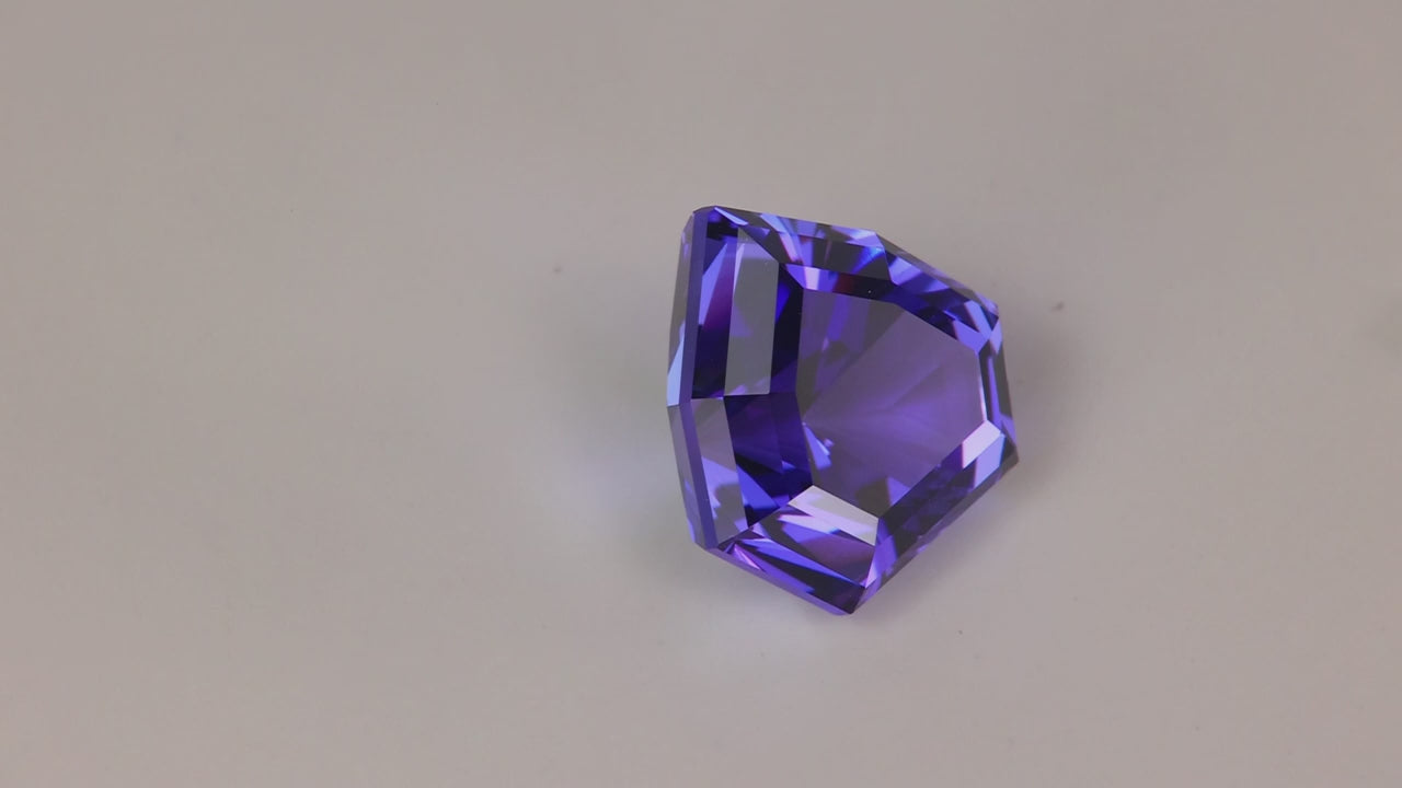 Brilliant Style Shield Cut Natural Tanzanite 9.28 Carats