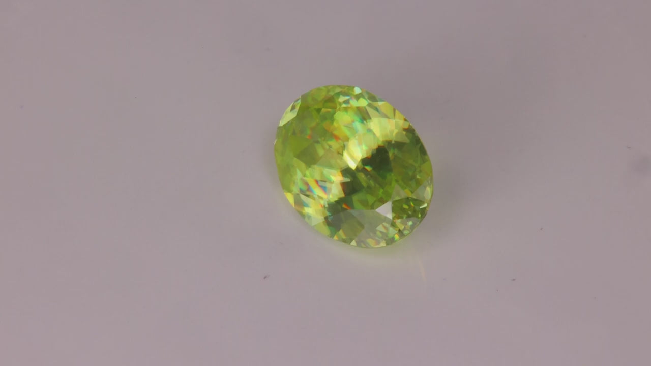Oval Cut Sphene From Zimbabwe 4.41 Carats