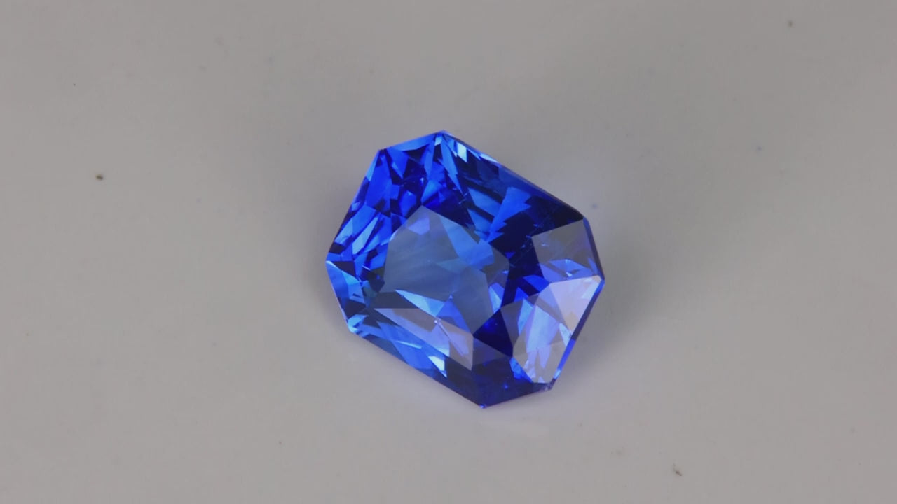 Brilliant Style Emerald Cut Sapphire 1.93 Carats