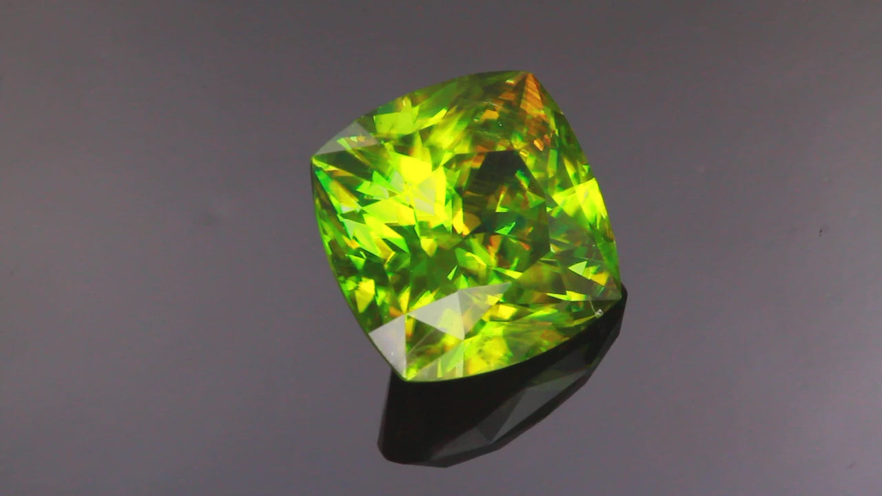 Square Cushion Sphene 16.83 Carats