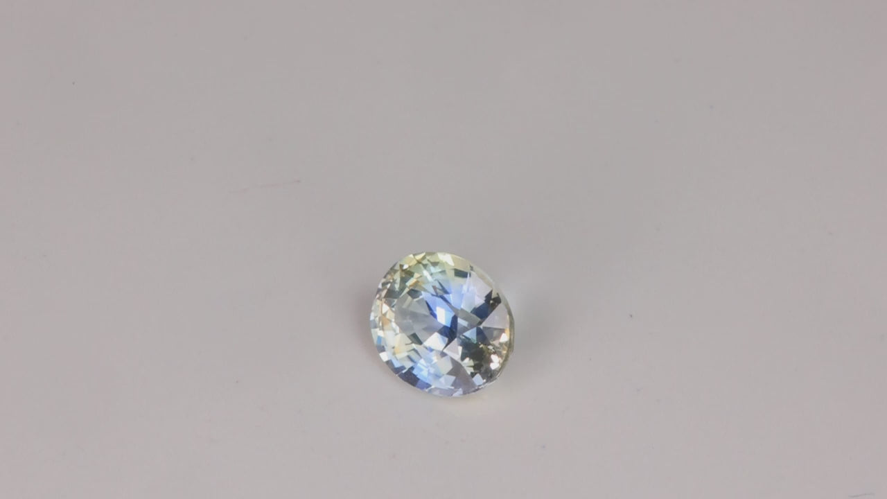 Oval Cut BiColor Sapphire 1.31 Carats