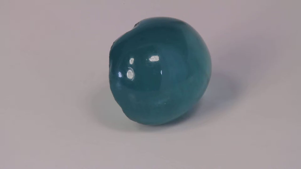 Oval Cabochon Catseye Apatite Gemstone 6.48 Carats