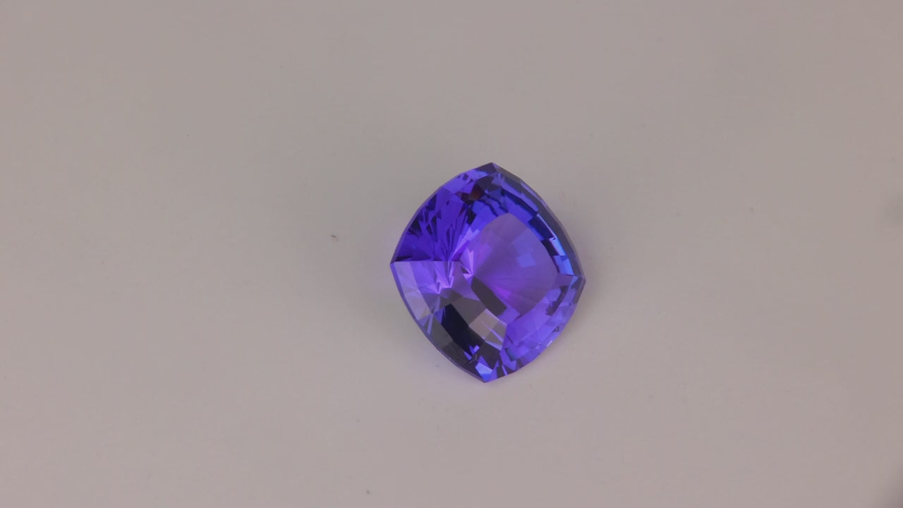 Mixed Cut Square Brilliant Tanzanite 3.70 Carats