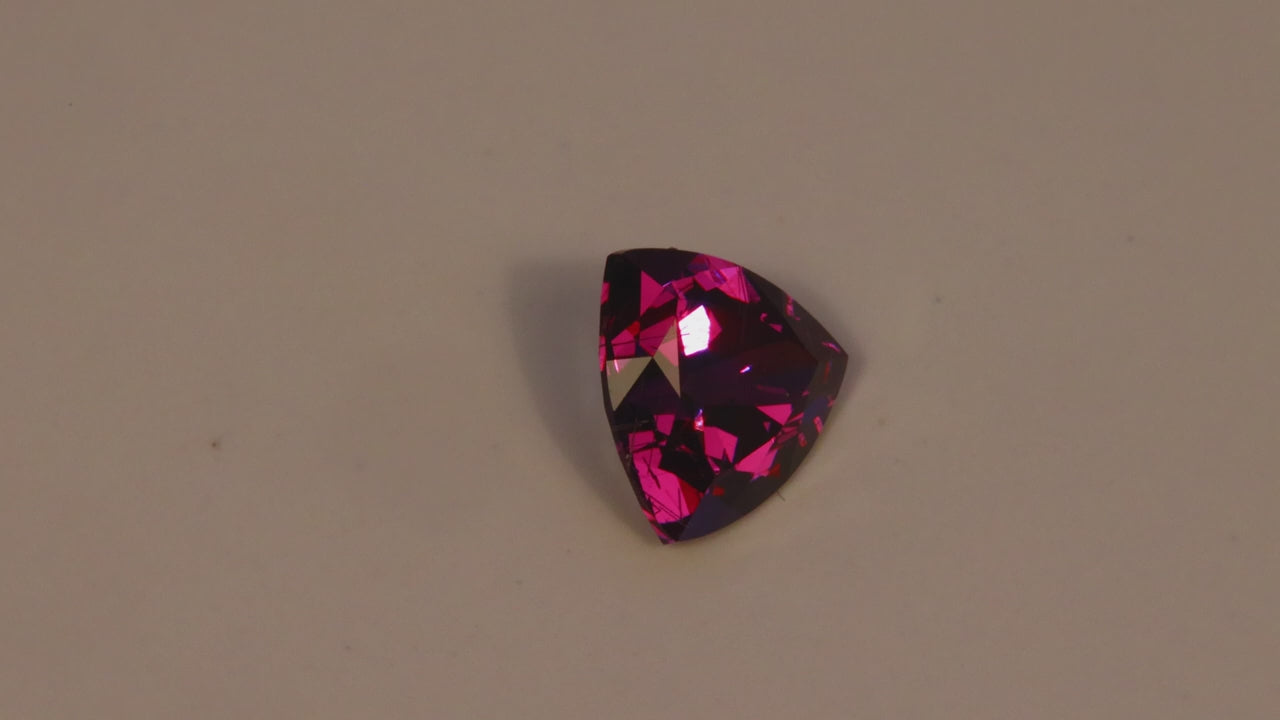 Color Change Garnet Trilliant 1.48 Carats