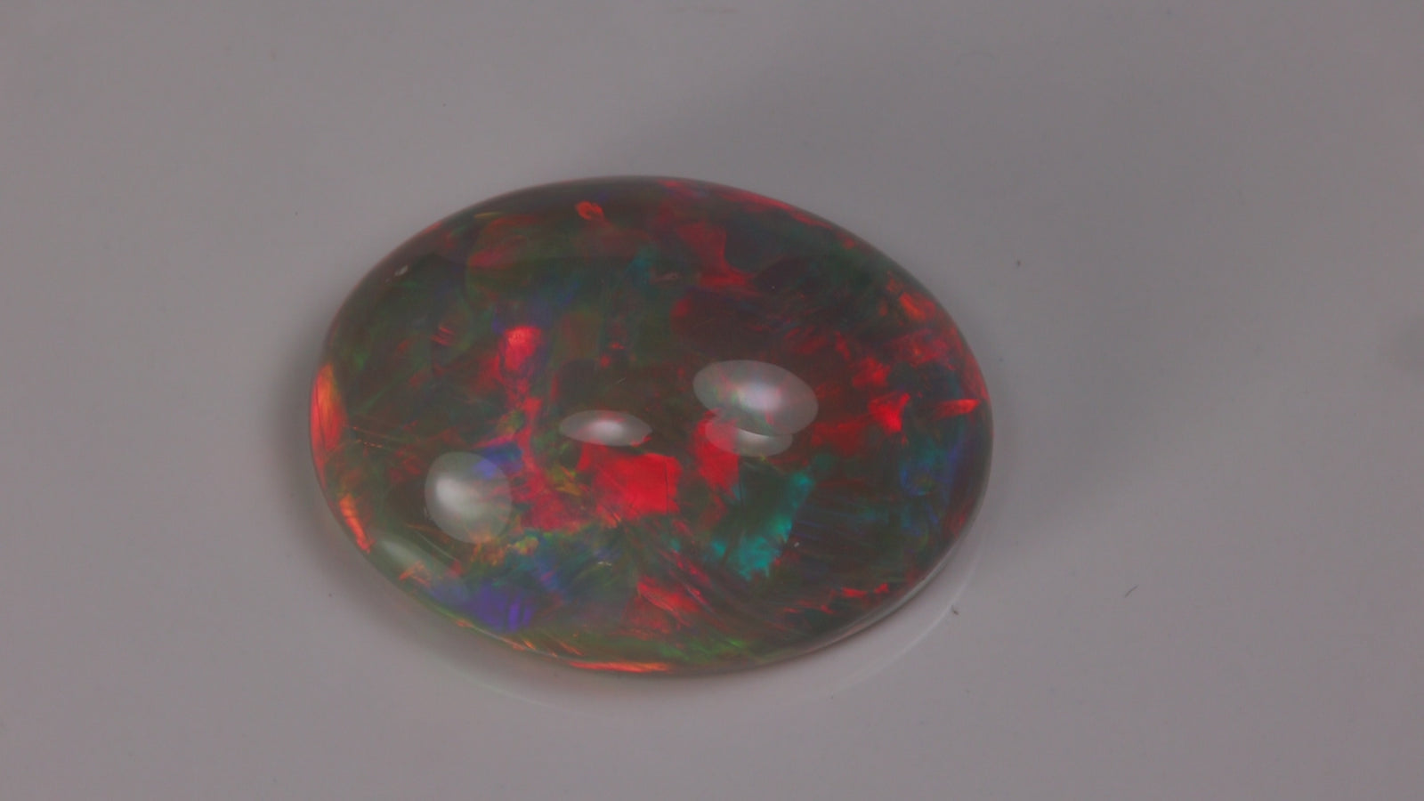 Oval Cabochon Cut Semi Black Opal 34.06 Carats