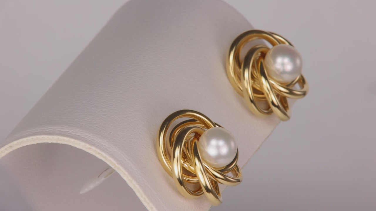 14K Yellow Gold Earring Jackets