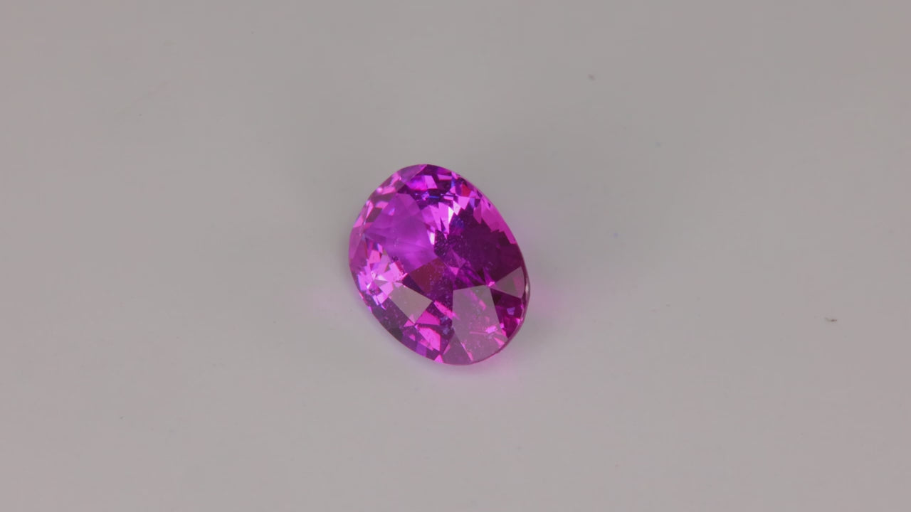Vivid Pink Sapphire 2.10 Carats NATURAL UNHEATED COLOR