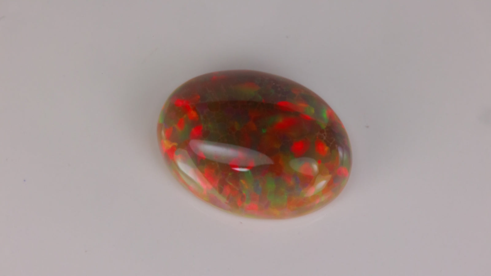 Oval Cabochon Cut Semi Black Opal 18.24 Carats