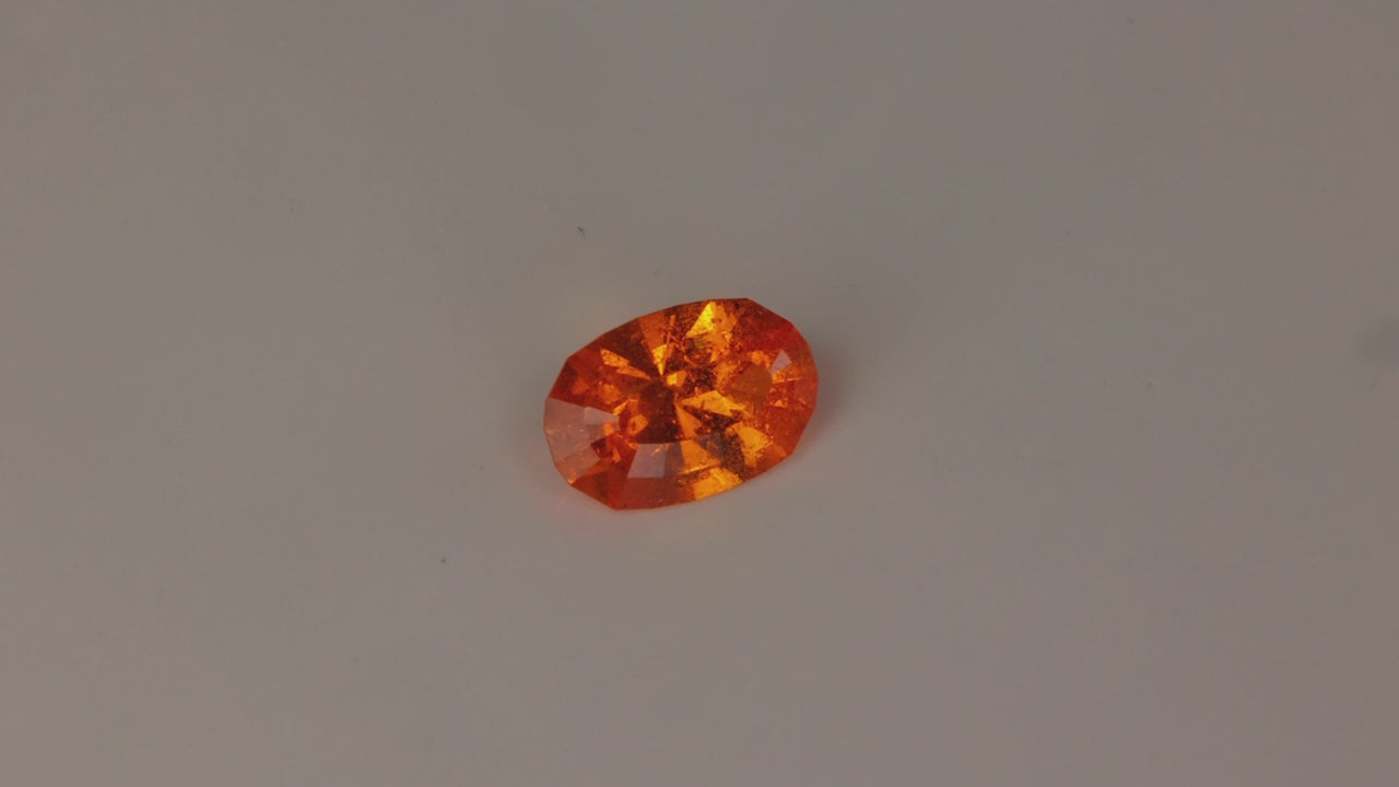 Oval Cut Spessartite Garnet From Tanzania 2.20 Carats
