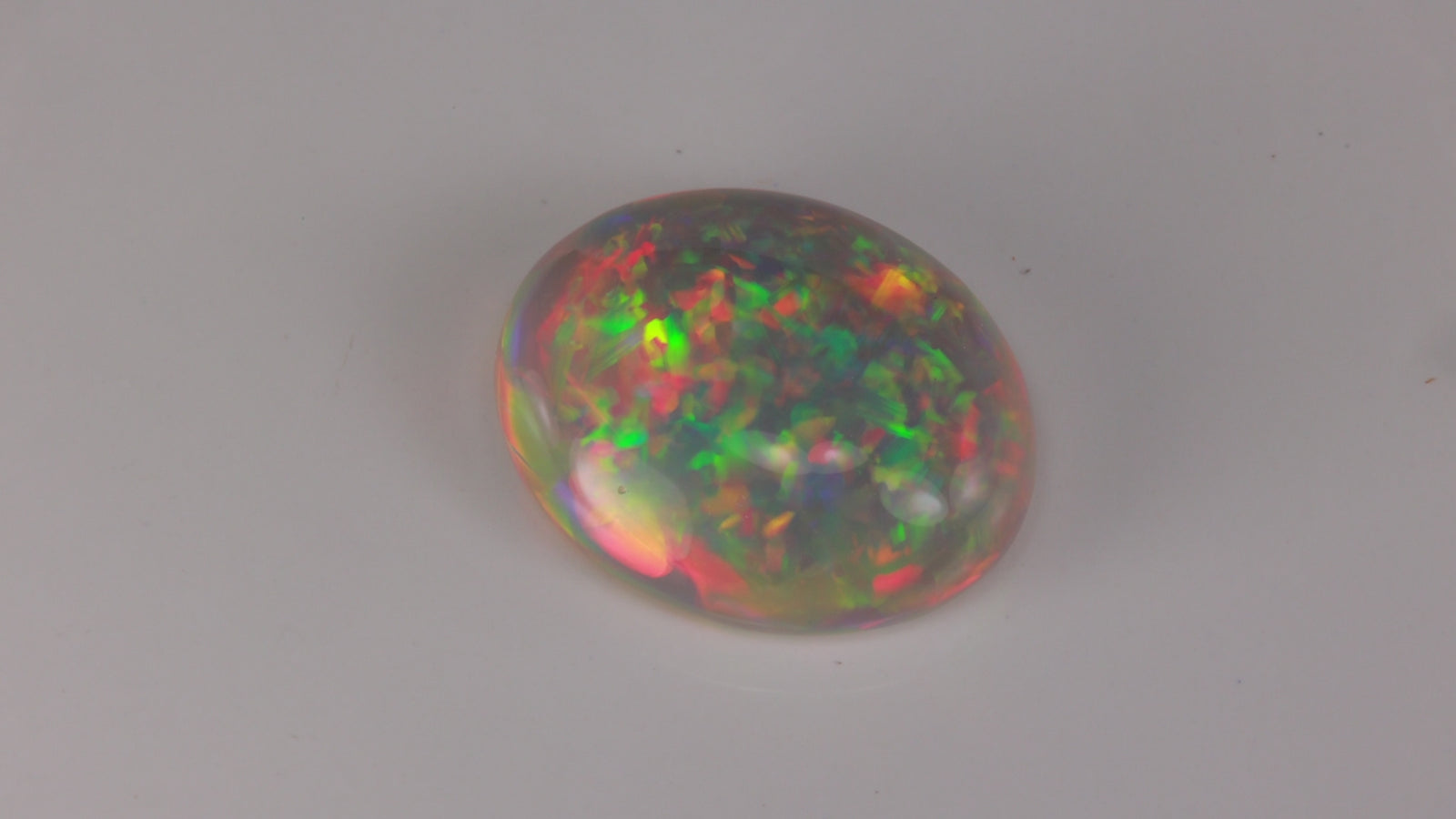 Oval Cabochon Cut Semi Black Opal 20.50 Carats