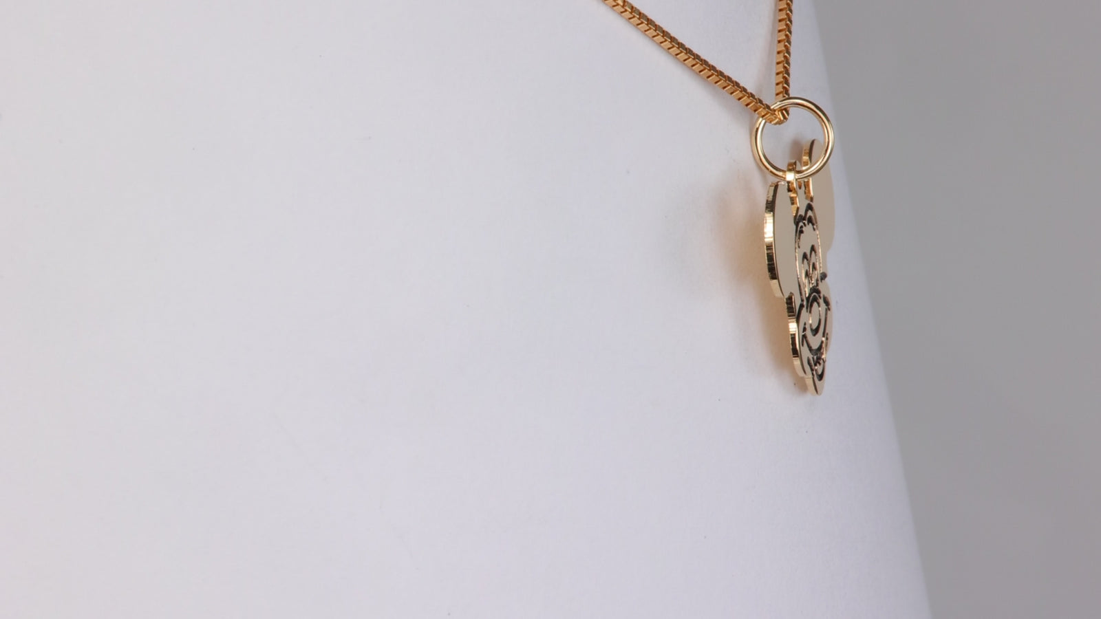 14K Yellow Gold Mickey Mouse Pendant/Charm