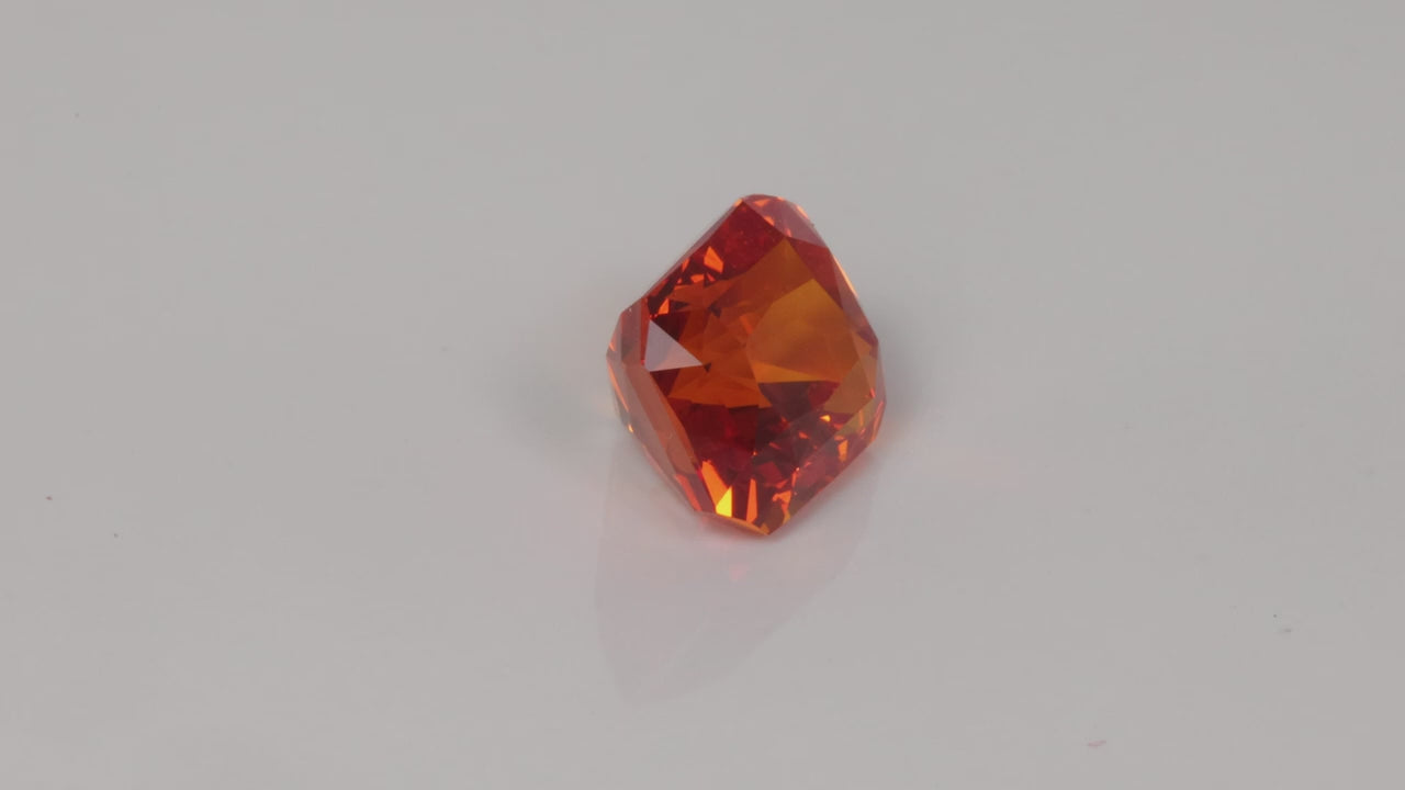 Orange Sapphire 3.10 Carats G.I.A. Graded