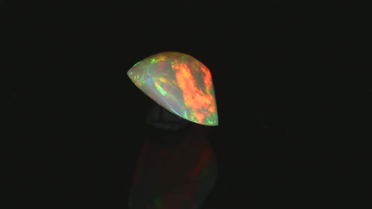 Rainbow Colors Freeform Welo Opal Gemstone 8.55 Carats