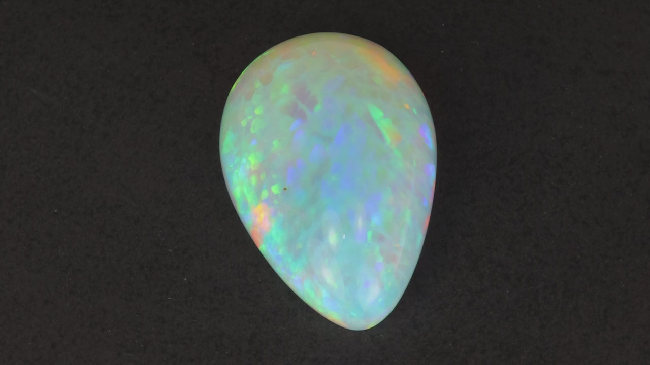 Pear Shape Cabochon Cut Opal From Ethiopia 36.69 Carats