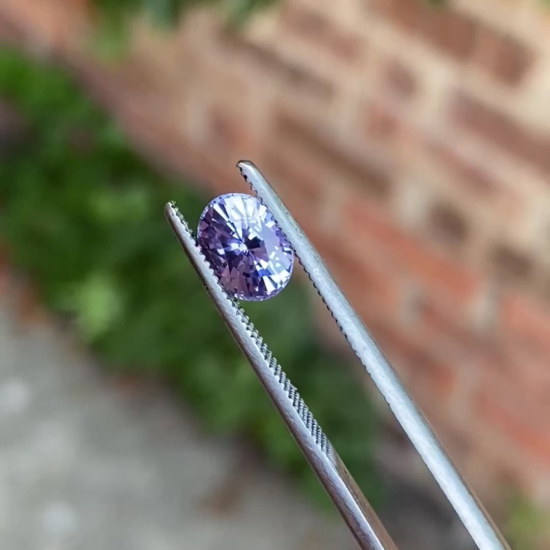 Oval Cut Natural Violet Sapphire 2.05 Carats