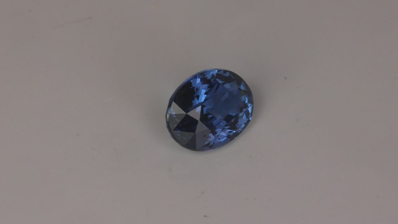 Oval Color Change Cobalt Spinel 1.54 Carats