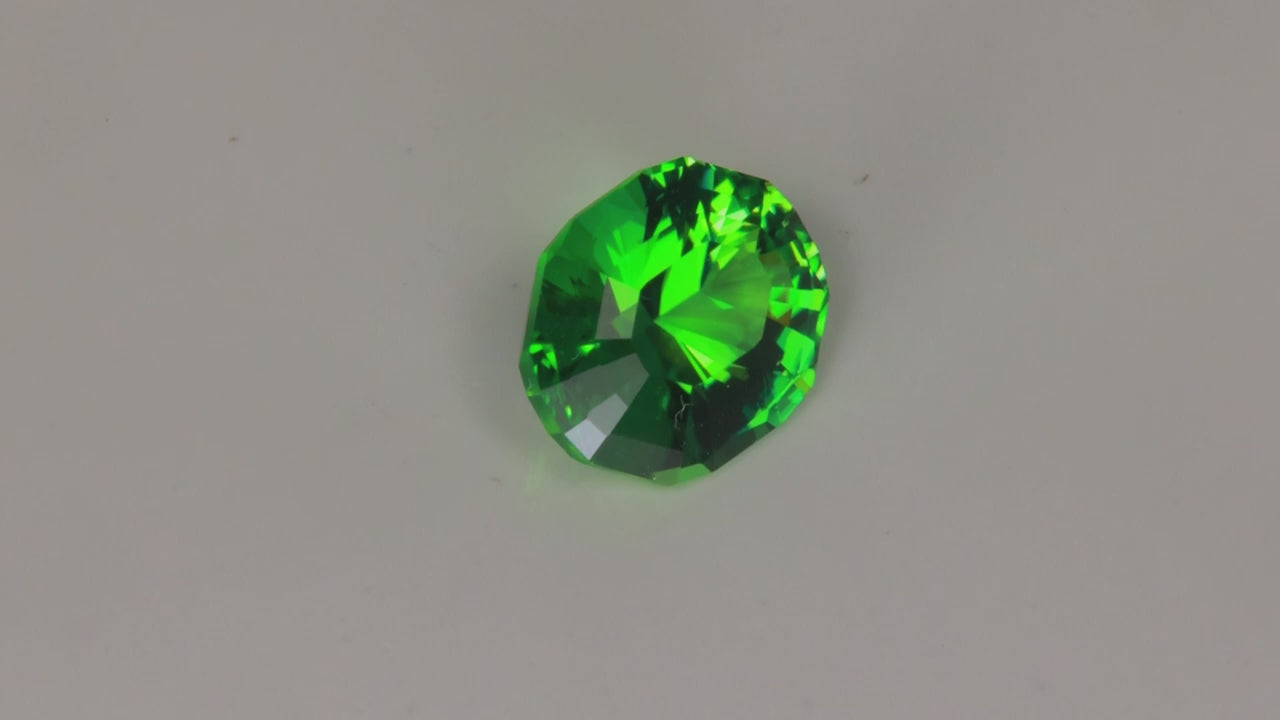 Oval Cut Chrome Tourmaline From Tanzania 1.92 Carats