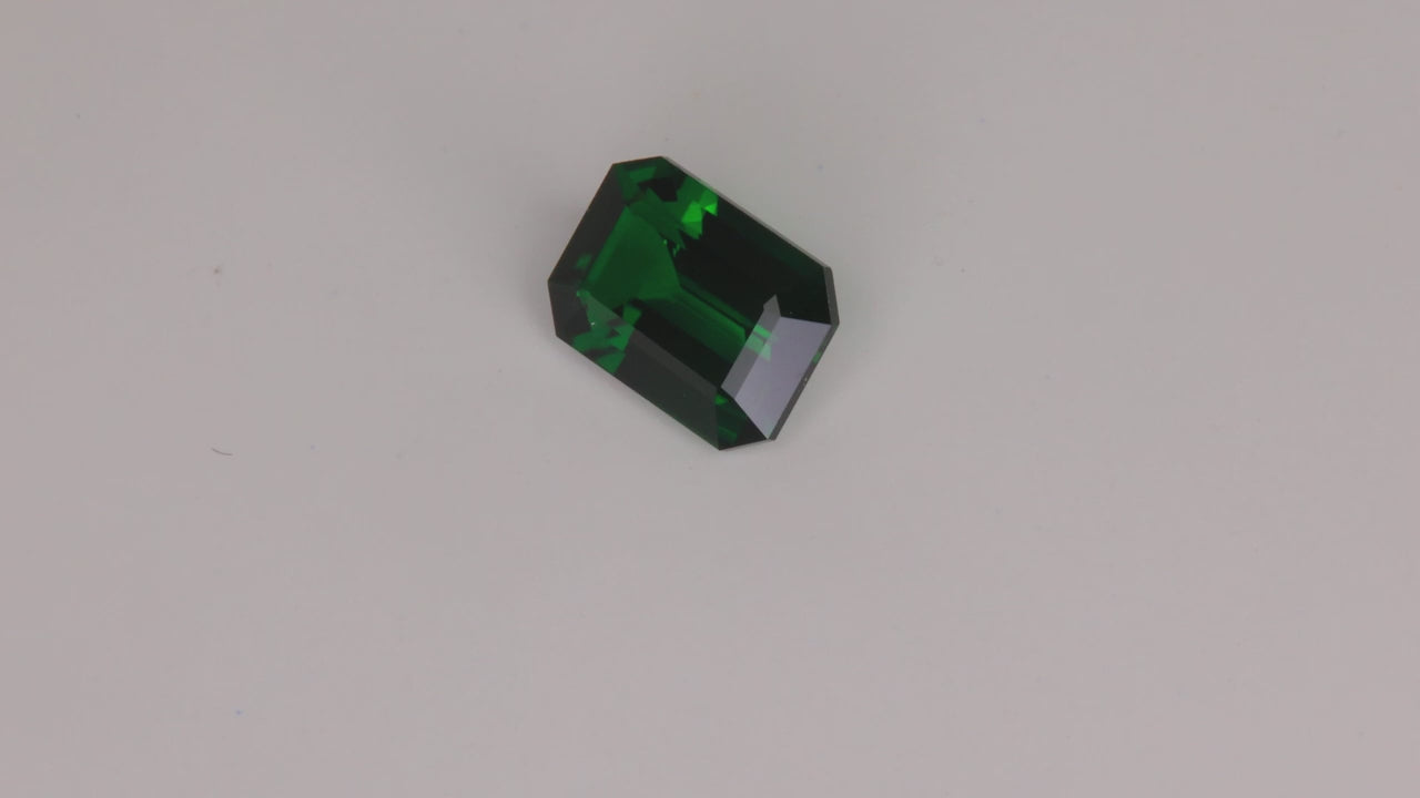 Chrome Tourmaline Emerald Cut 1.77 Carats