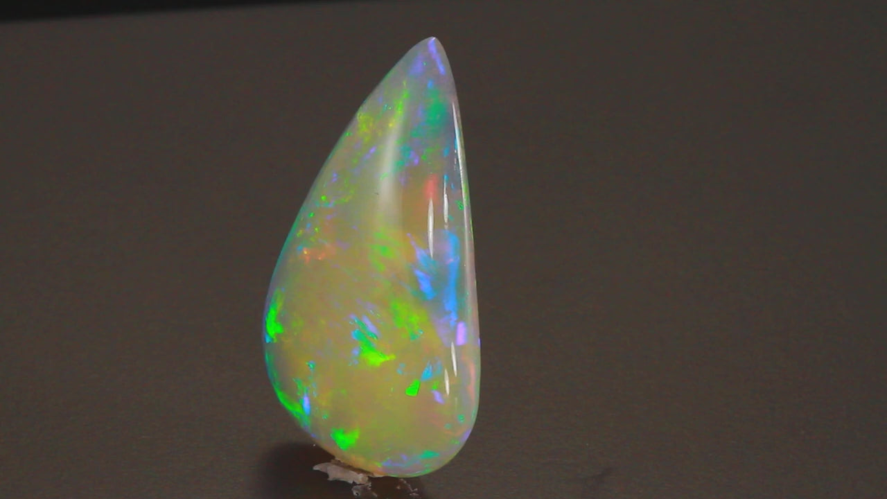 Pear Shape Brilliant Cut Crystal Welo Opal 47.00 Carats