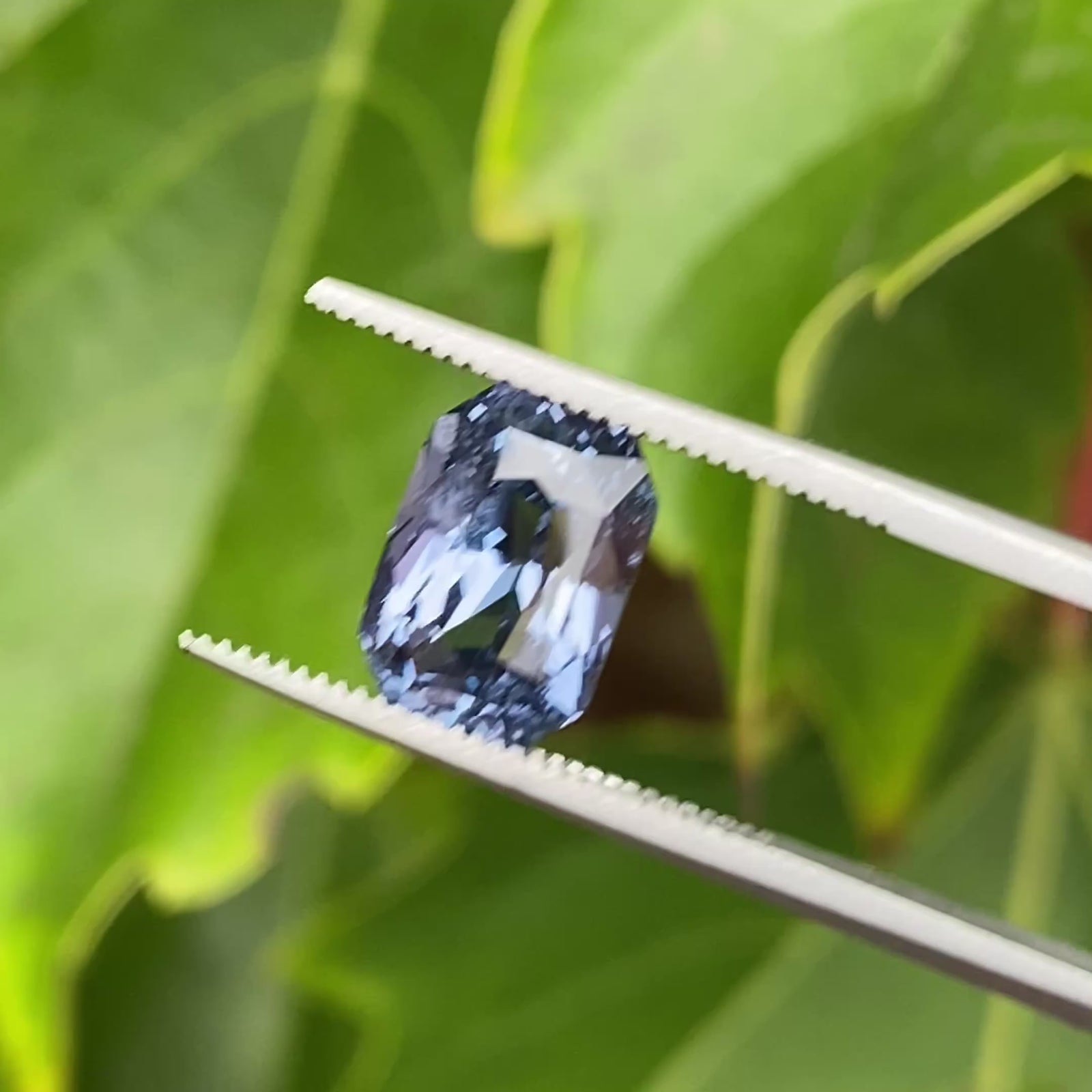 Brilliant Emerald Cut Cobalt Spinel 5.05cts