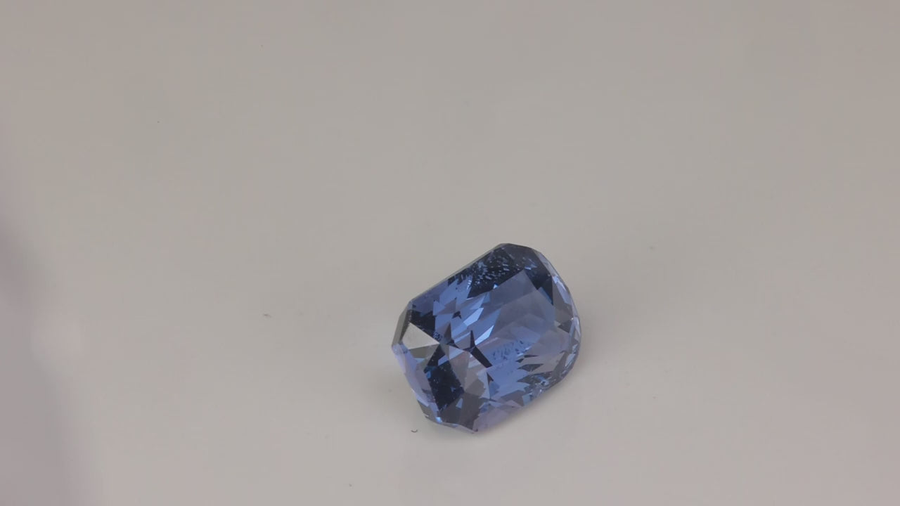 Brilliant Emerald Cut Cobalt Spinel 5.05cts