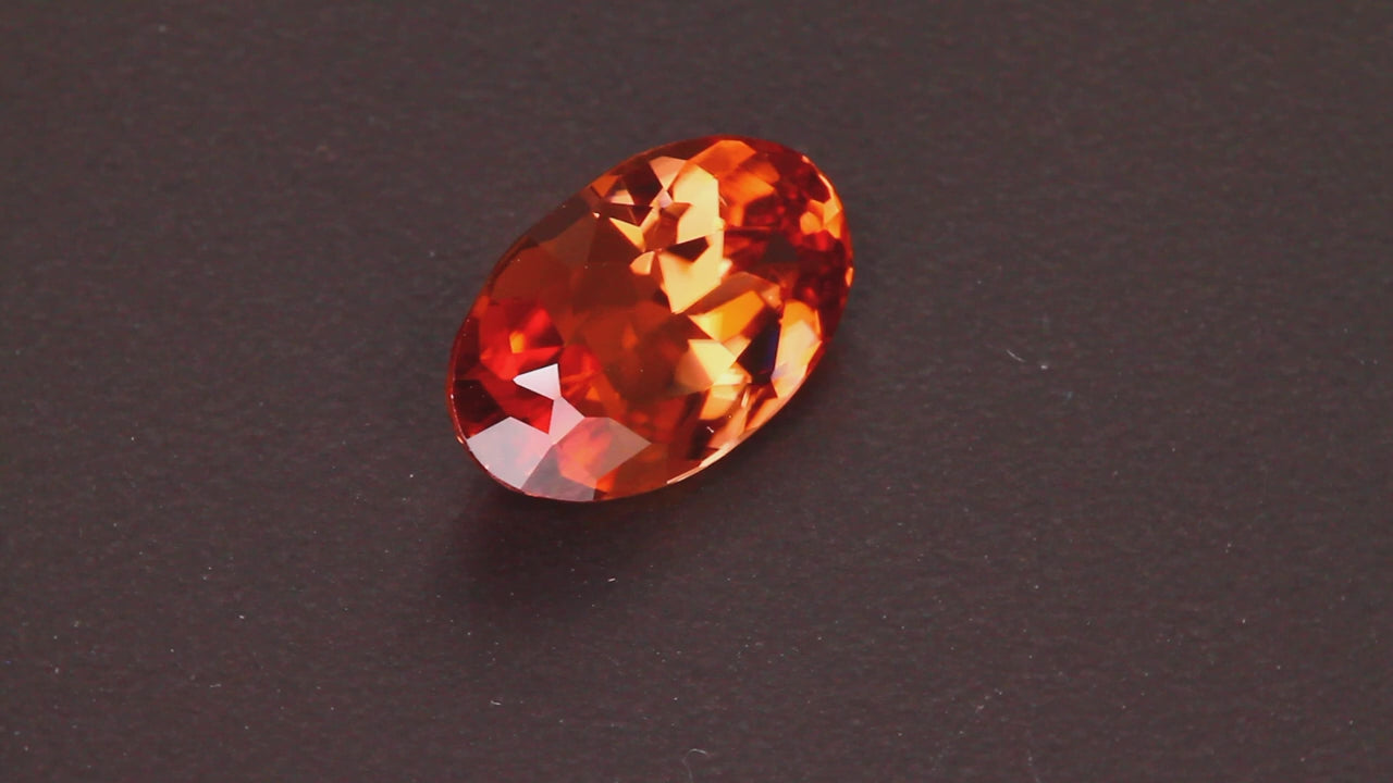 Oval Imperial Zircon Gemstone 5.35 Carats