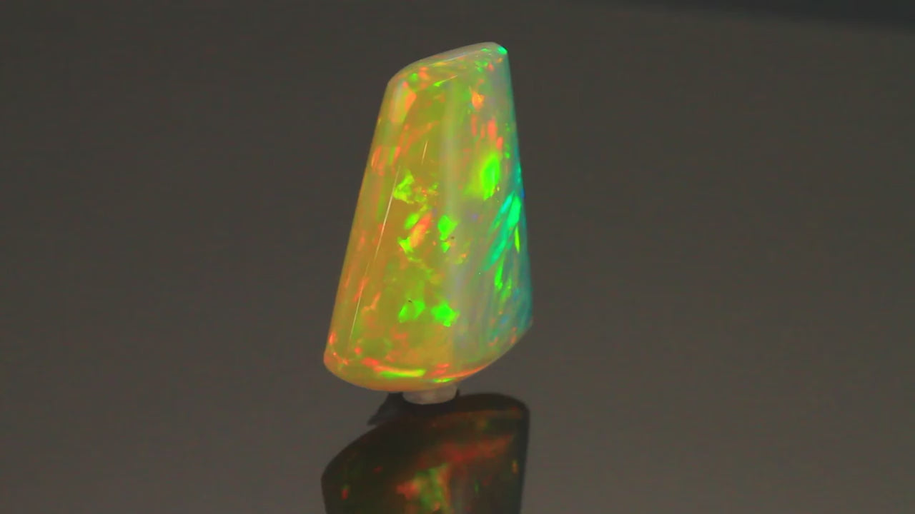 Vivid Colors Freeform Cabochon Welo Opal 15.00 Carats