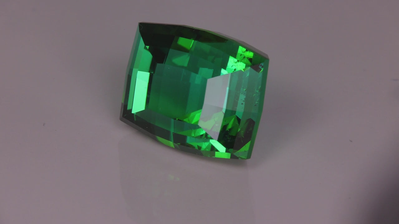 Antique Cushion Cut Tourmaline 21.10 Carats