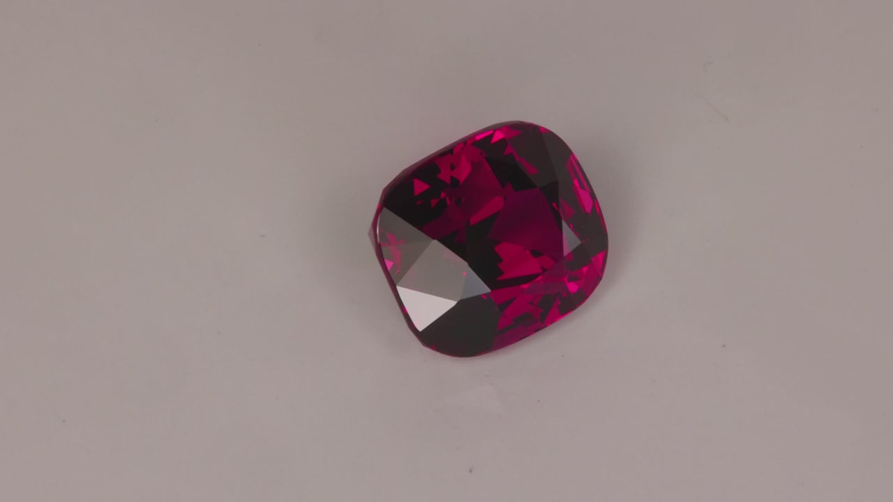 Antique Cushion Cut Garnet 11.29 Carats