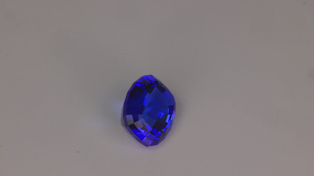 Antique Cushion Cut Tanzanite 4.49 Carats