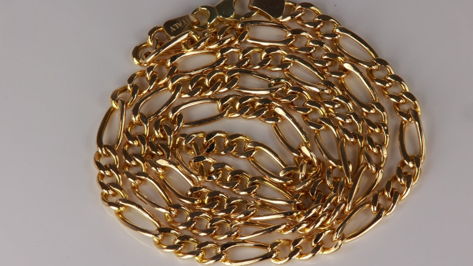 14K Yellow Gold Figaro Chain 21"