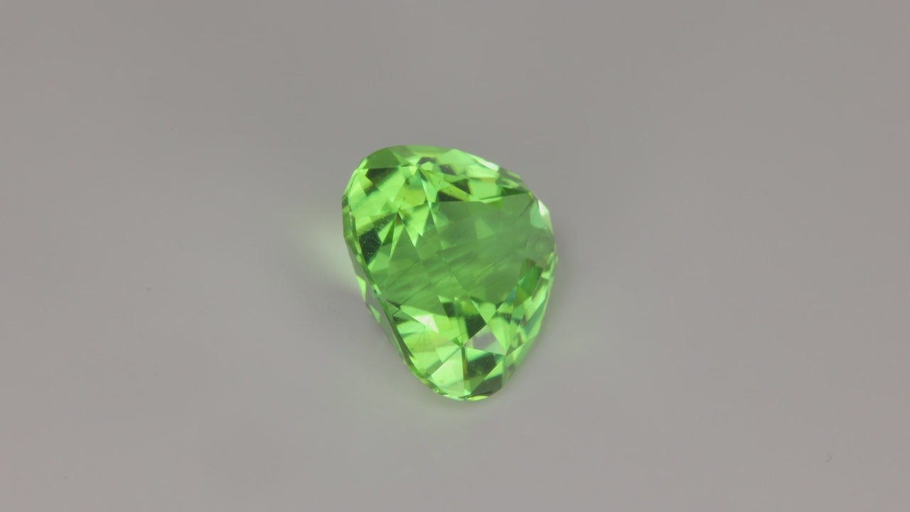 Trilliant Cut Peridot 14.18 Carats
