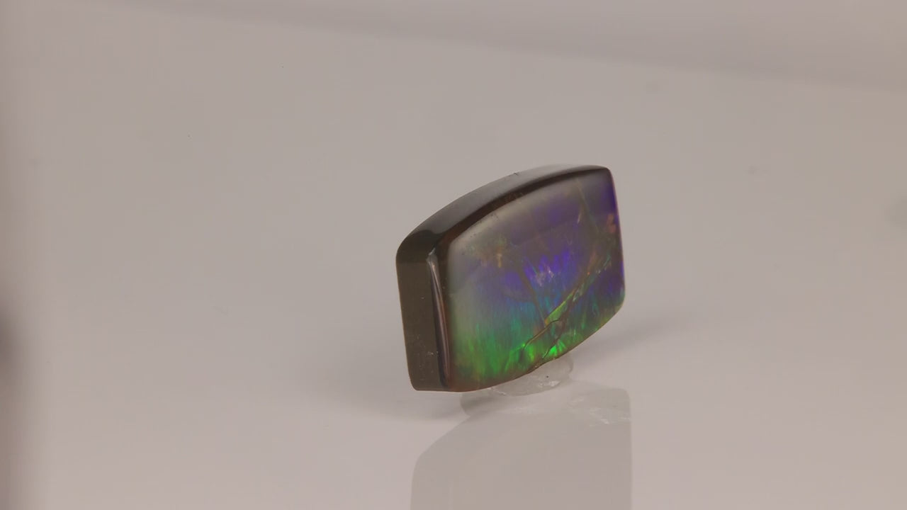 Antique Cushion Cabochon Cut Ammolite 16.40cts AA+