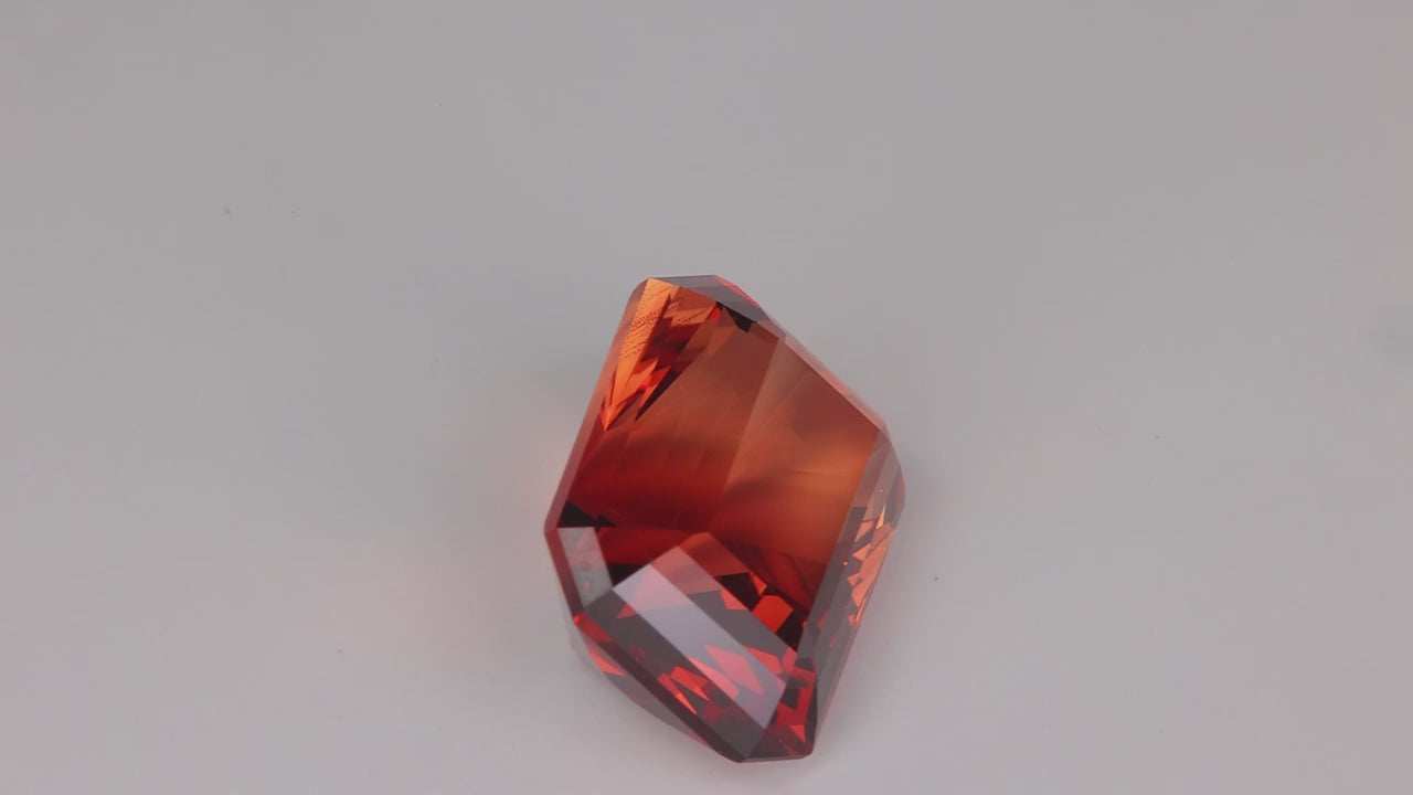 Brilliant Style Emerald Cut Oregon Sunstone 26.49 Carats (ON HOLD FOR MARTHA F)