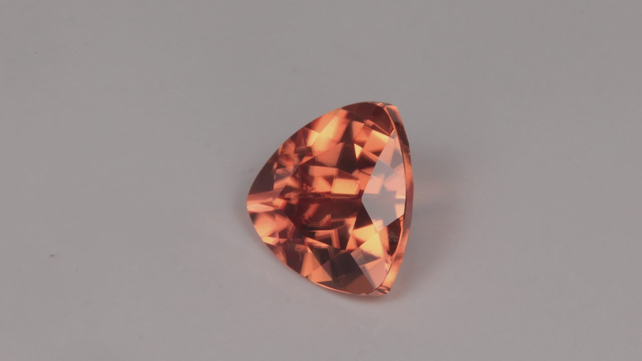 Trilliant Cut Imperial Zircon 3.54 Carats