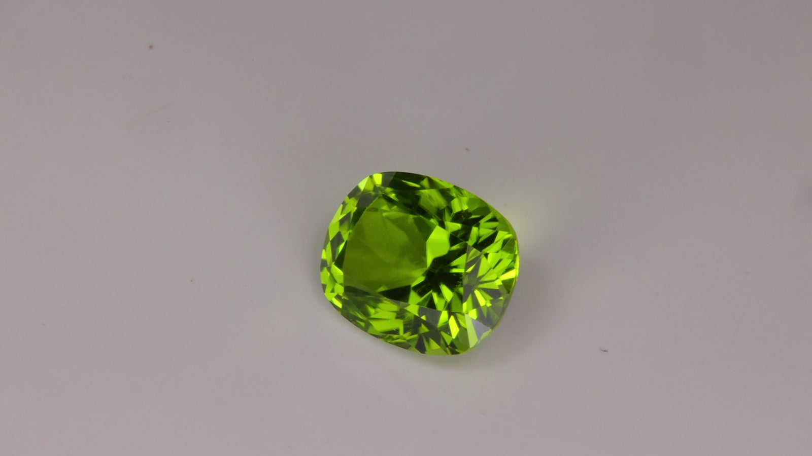 Antique Cushion Cut Peridot 5.08 Carats